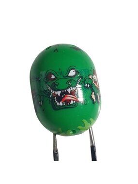 Mighty Beanz 20 T Rex Bean Green Dinosaur Figure Moose 2010 Kids Toy Collectible